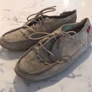Almost brand new oliberte moccasin tennis shoes